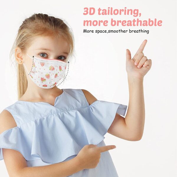 Lovely Disposable Protective Pediatric Masks - 图片 3