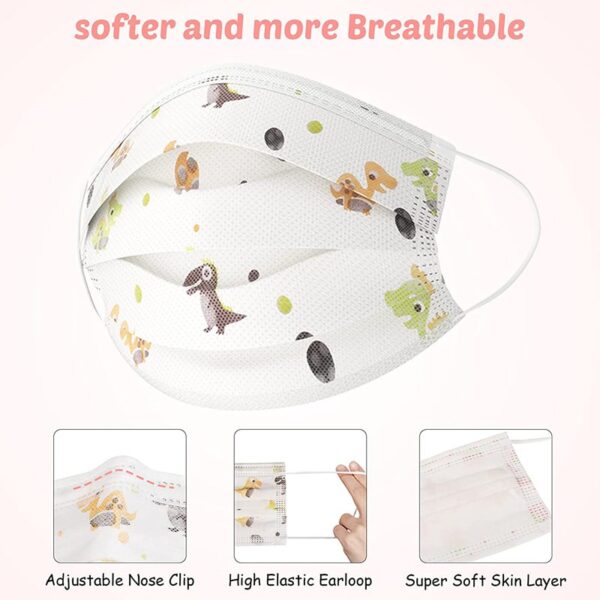 Lovely Disposable Protective Pediatric Masks - 图片 6