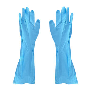 Extended Cuff Nitrile Gloves: Disposable and Embossed for Enhanced Protection
