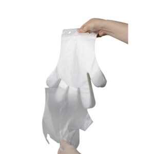 Hang Hole HDPE Gloves - Disposable Cleaning Easy Grab