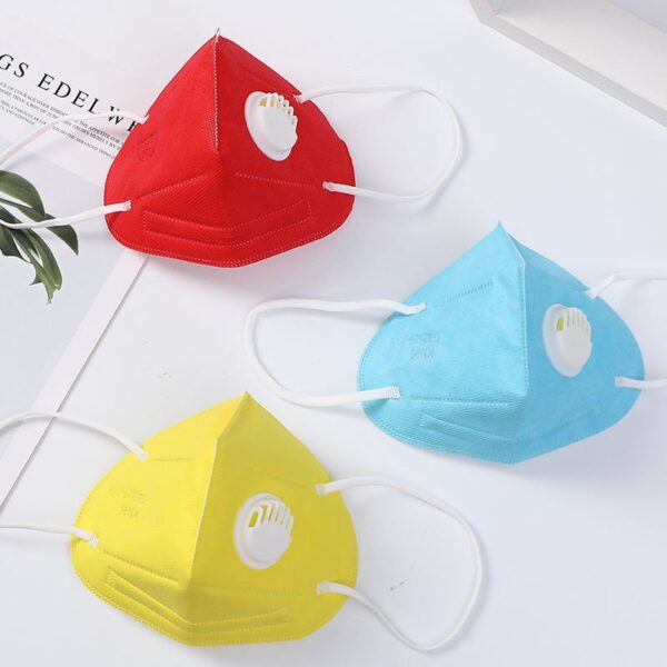Disposable KN95 Half Mask With Valve - 图片 4