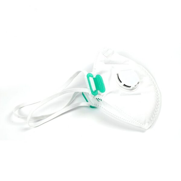 NIOSH N95 Mask Breathable Foldable With Valve - 图片 4