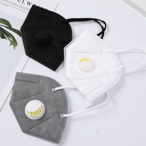 Disposable KN95 Half Mask With Valve - 图片 2