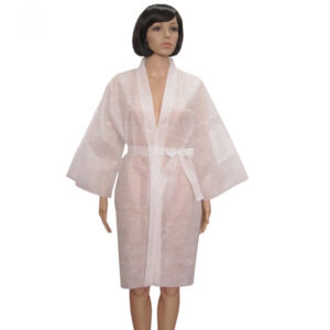 Nonwoven Disposable Kimono Bathrobe