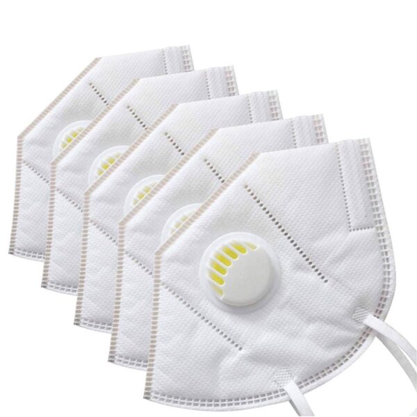 Disposable KN95 Half Mask With Valve - 图片 5