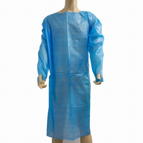 CPE Isolation Gown | Waterproof Plastic Protective - 图片 3