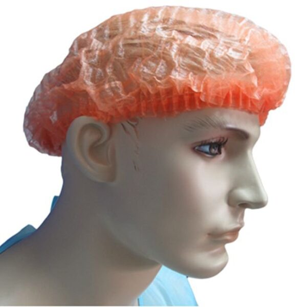 Nonwoven Mob Cap Disposable Single Elastic Medical Head Cover - 图片 5