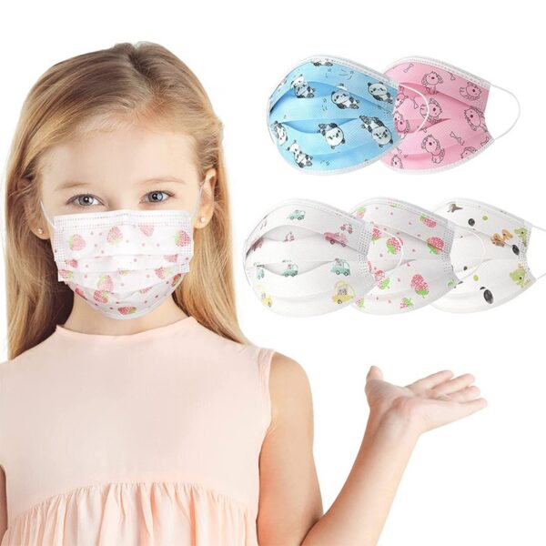 Lovely Disposable Protective Pediatric Masks - 图片 4
