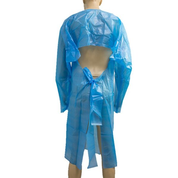 CPE Isolation Gown | Waterproof Plastic Protective - 图片 4