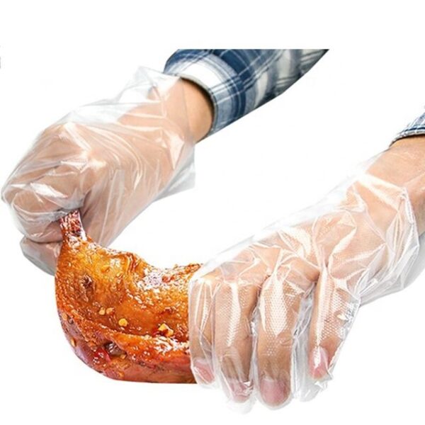 Durable HDPE Disposable Gloves-Safe Cleaning - 图片 2