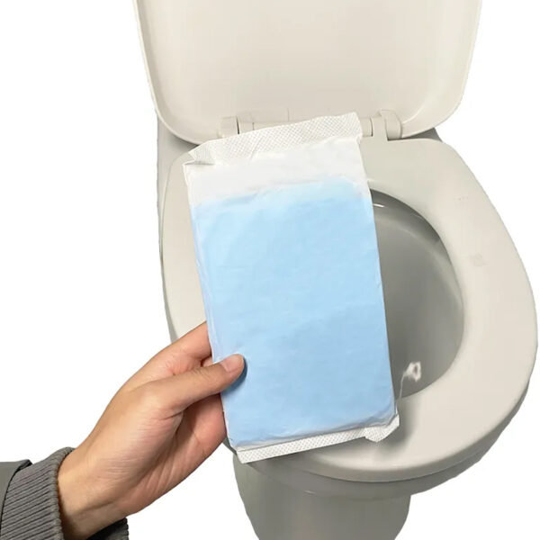 Waterproof Toilet Seat Covers-PE Film with Soft Cotton - 图片 4