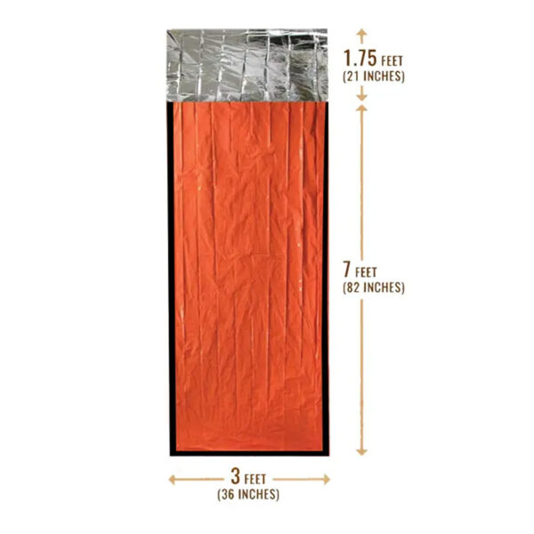 Survival Emergency Bivy for Outdoor Rescue & Cold Weather Protection - 图片 4
