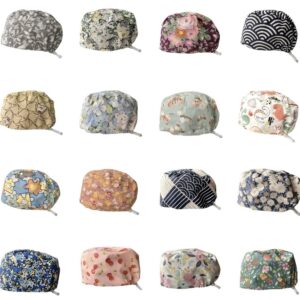 Operating Room Head Covers with Elastic and Adjustable Button